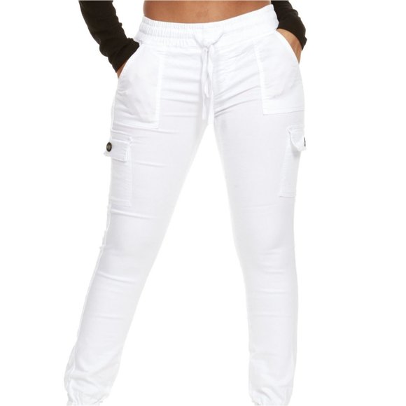 VIP Pants & Jumpsuits White Vip Jeans Cg Collection Cargo High